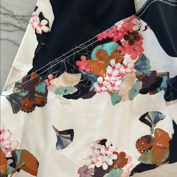 3.1 Phillip Lim Black and Cream Floral Dress - Picture 9 of 11